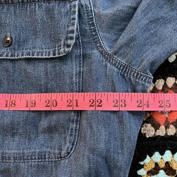 NWT Gap Oversize Belted Shirt Dress Womens S Medium Wash Mini Denim - Picture 9 of 10